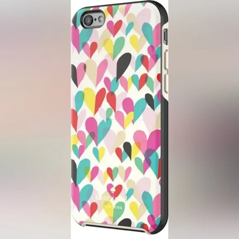 kate spade Multicolor Heart Pattern iPhone 6 6s 7 Case
